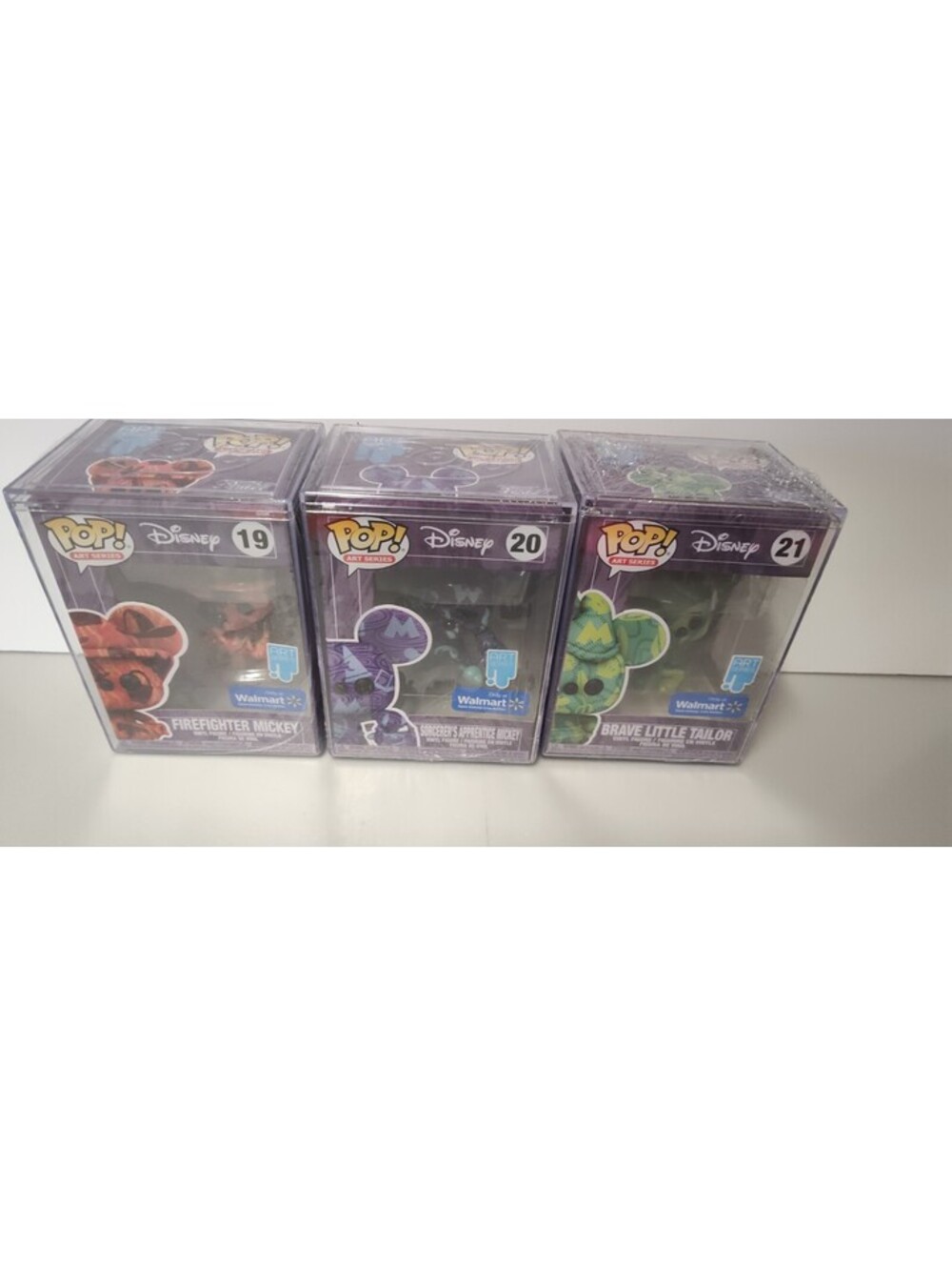 Funko Pop Disney Art Series Mickey Lot 19 20 21 Walmart Exclusive NEW SEALED